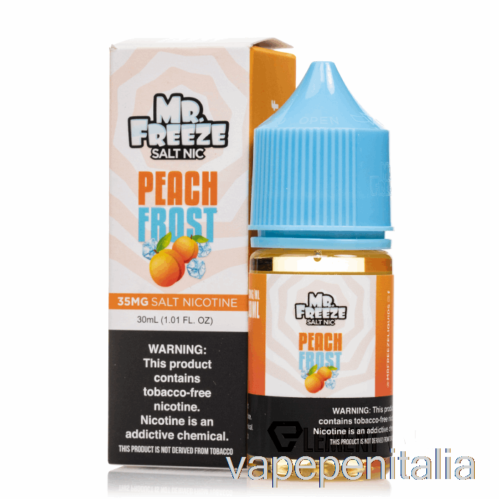 Penna Vape Peach Frost - Sali Mr Freeze - 30ml 35mg